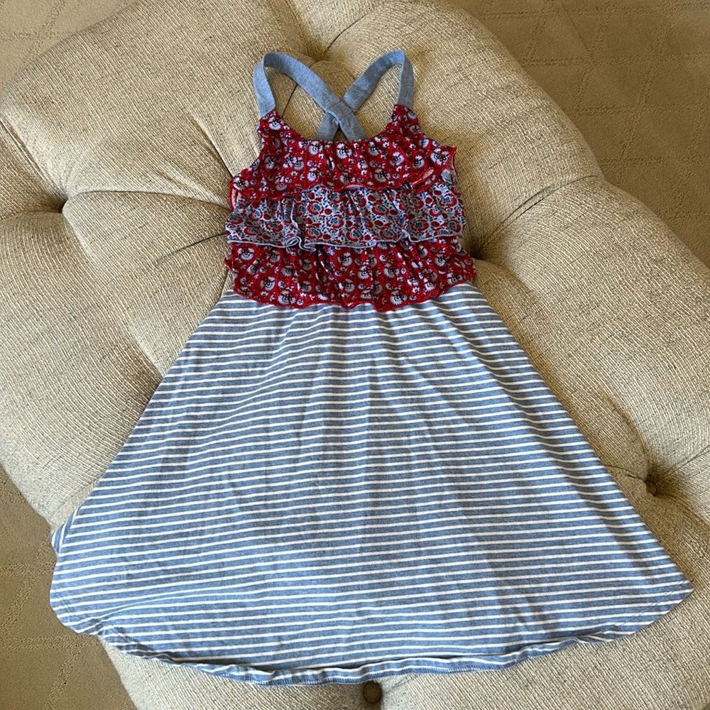 Lightweight, super soft, summer dress with ruffles